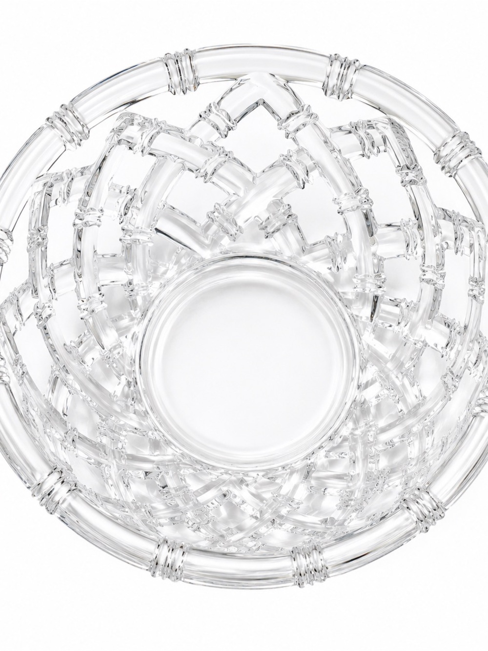 Tiffany & Co CRYSTAL BOWL, (Germany) Vintage Heavy Glass Decor or Candy Dish - Picture 2 of 7